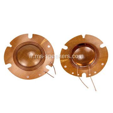 25,4 mm de haut-parleur vocal diaphragme phénolique